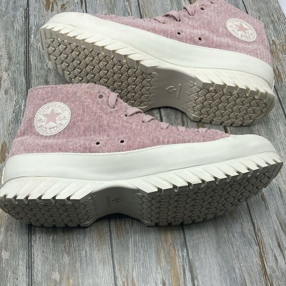 Chuck Taylor All Star Lugged 2.0 Velour Hightop Sneaker Shoes Size 14 - Picture 4 of 13